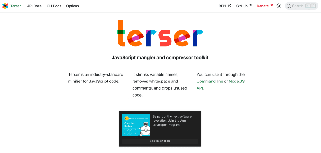 Incorporating Terser into a build script enables developers to automate the minification process, ensuring consistency and efficiency in production workflows